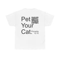 Pet Your Cat Inspirational Tee with Proverbs 12:10