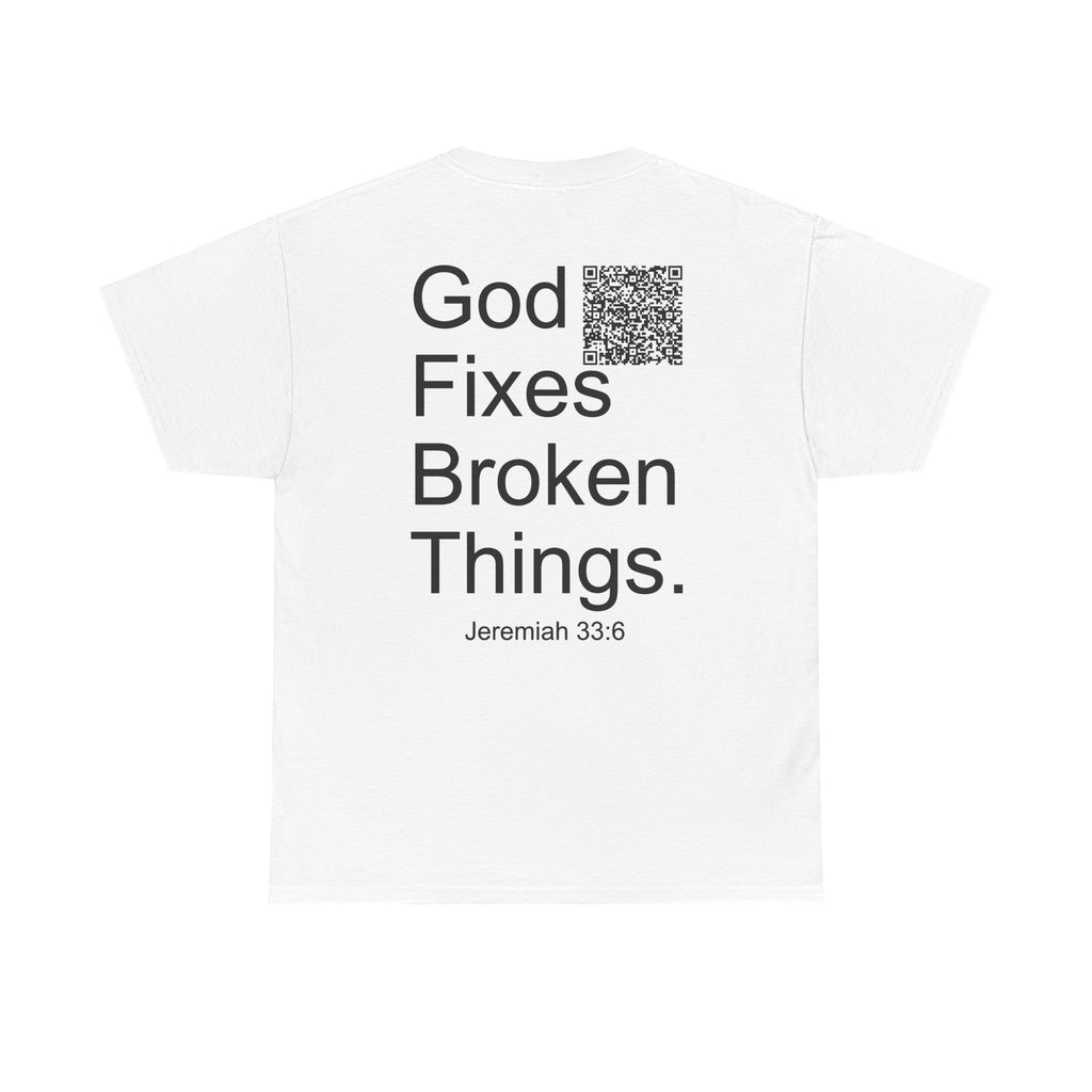 God Fixes Broken Things Unisex Heavy Cotton Tee