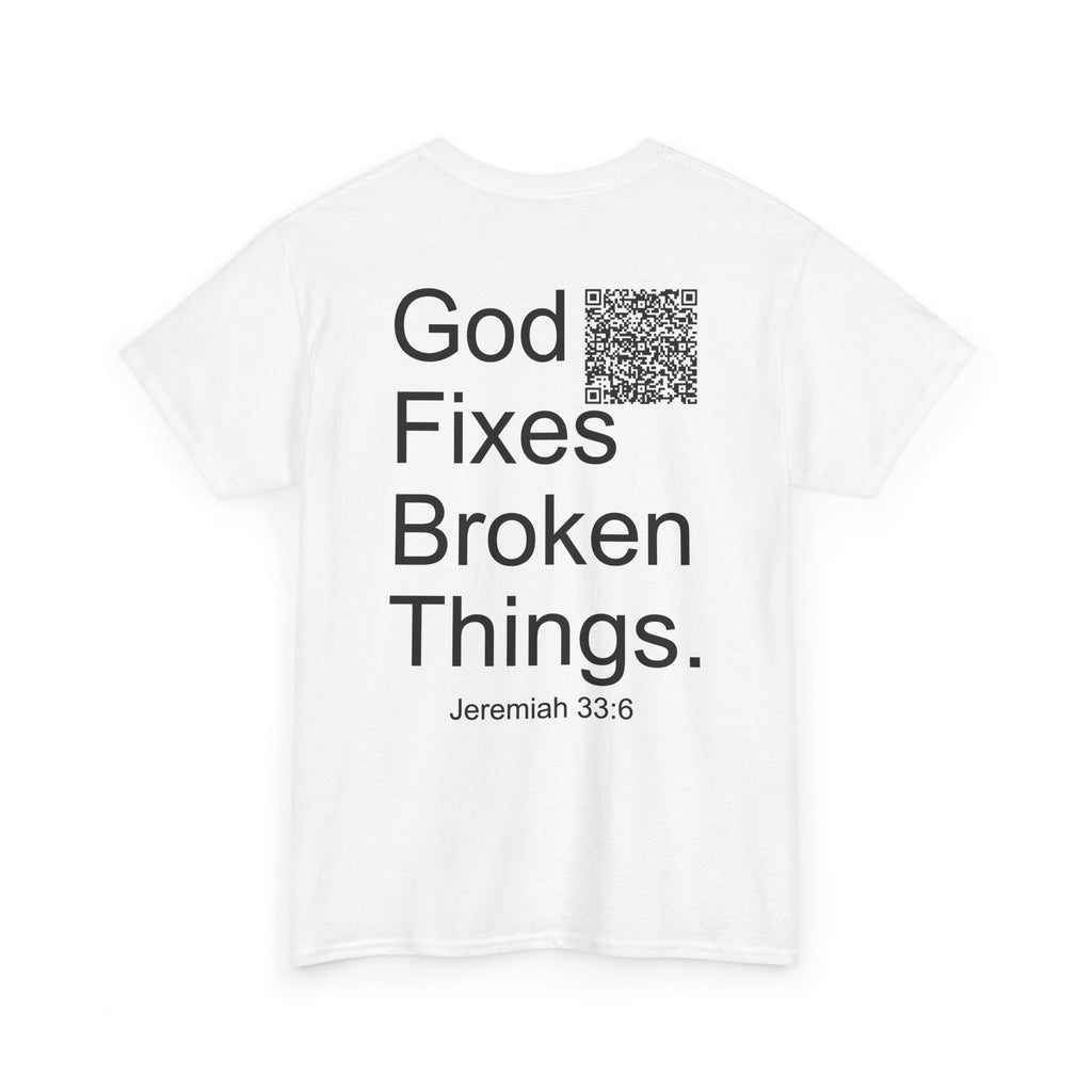 God Fixes Broken Things Unisex Heavy Cotton Tee